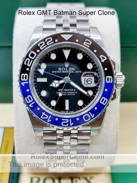 rolex gmt batman super clone|batman rolex 2022.